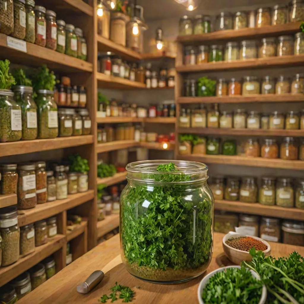 Jak przechować natkę pietruszki na zimę?