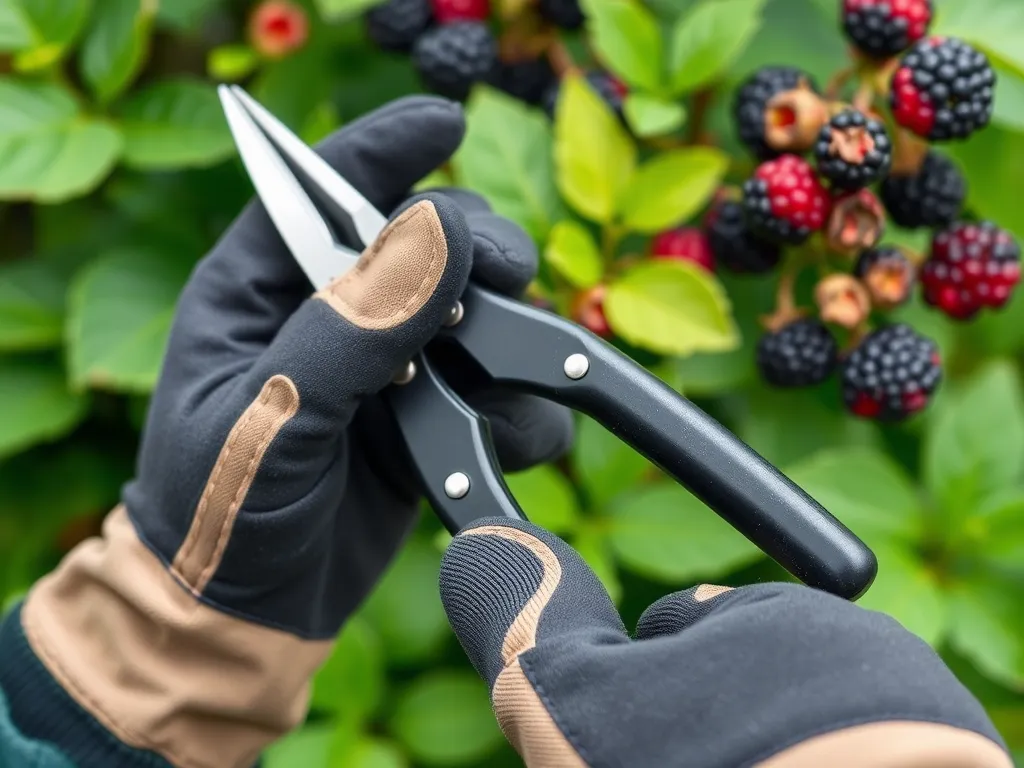 Jak przycinać jeżynę bezkolcową?