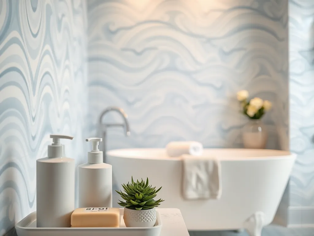 Jaka tapeta do łazienki?