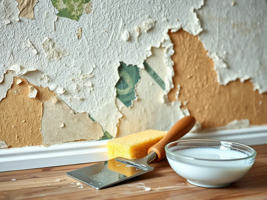 Jak usunąć tapetę ze ściany – domowe sposoby