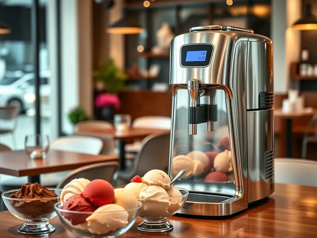Przegląd maszyn do lodów gałkowych dla lokali premium