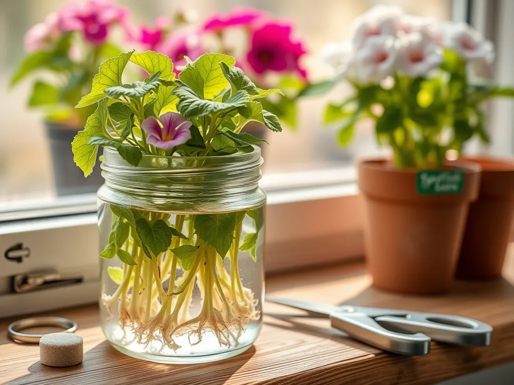 Rozmnażanie surfinii z sadzonek – prosty poradnik