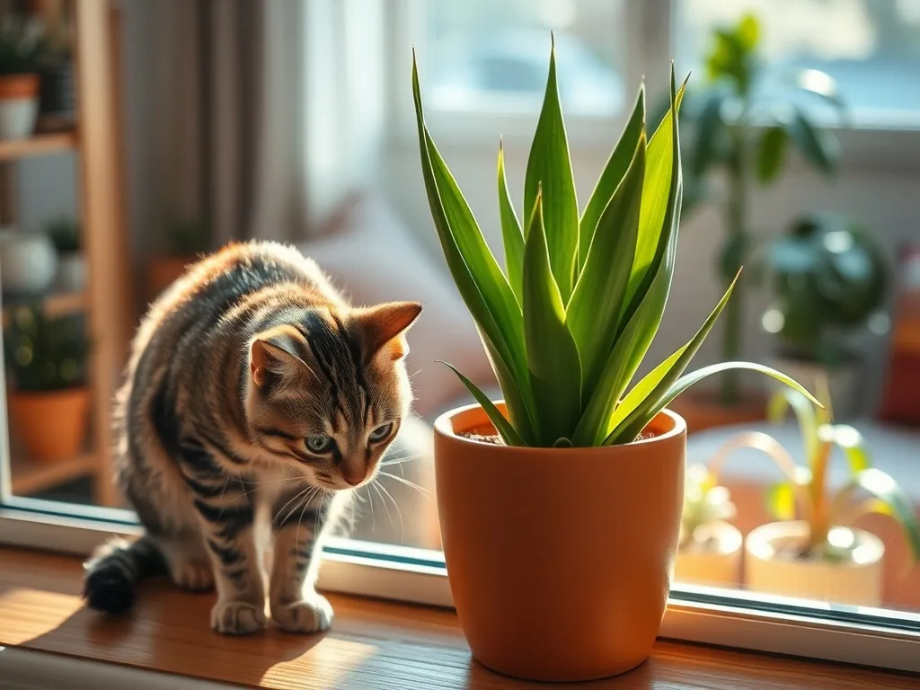 Sansewieria koty – czy jest trująca i jak chronić pupila?