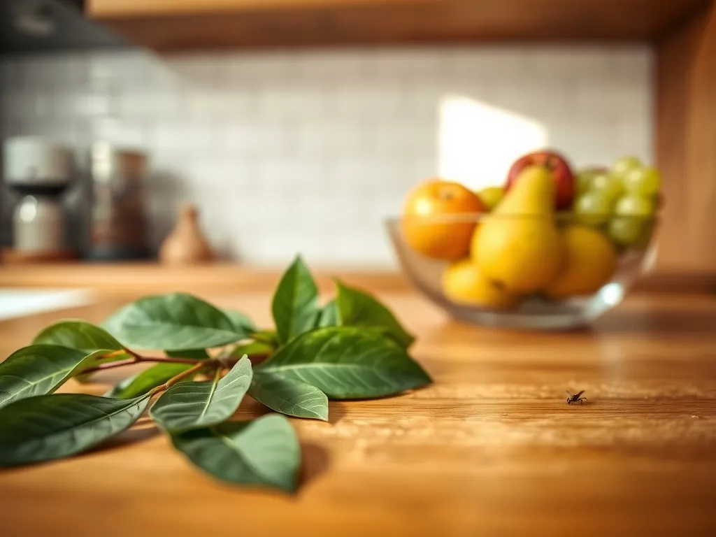 Sposób na muszki owocówki liść laurowy – czy to działa?