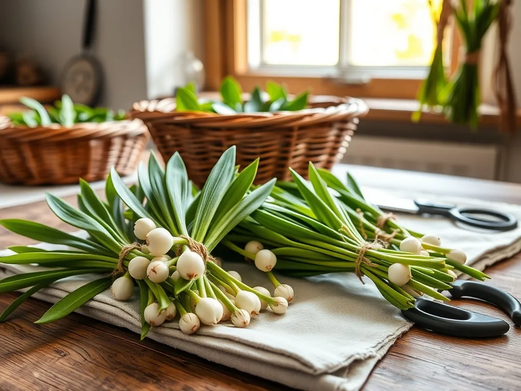 Jak suszyć czosnek niedźwiedzi?
