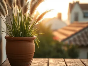 Trawa pampasowa - uprawa w donicy