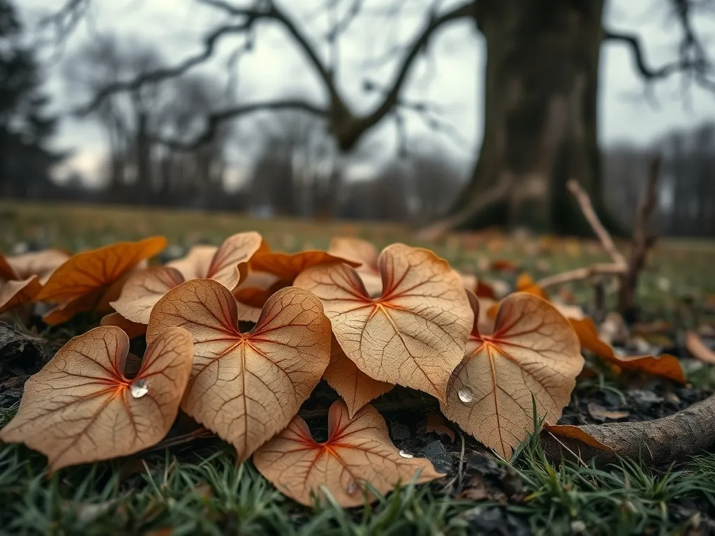 Czy katalpa gubi liście na zimę?