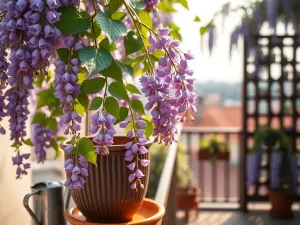 Wisteria na balkonie – uprawa, pielęgnacja, kwitnienie