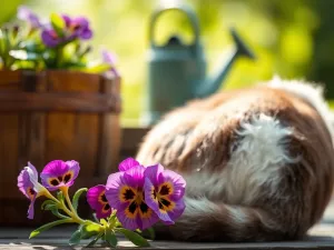 Czy bratki są trujące dla kota?